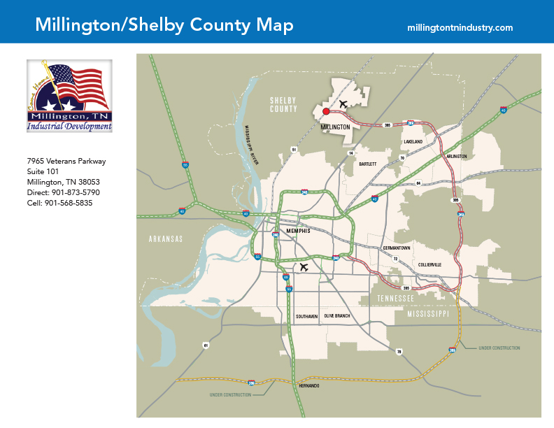 Shelby county map